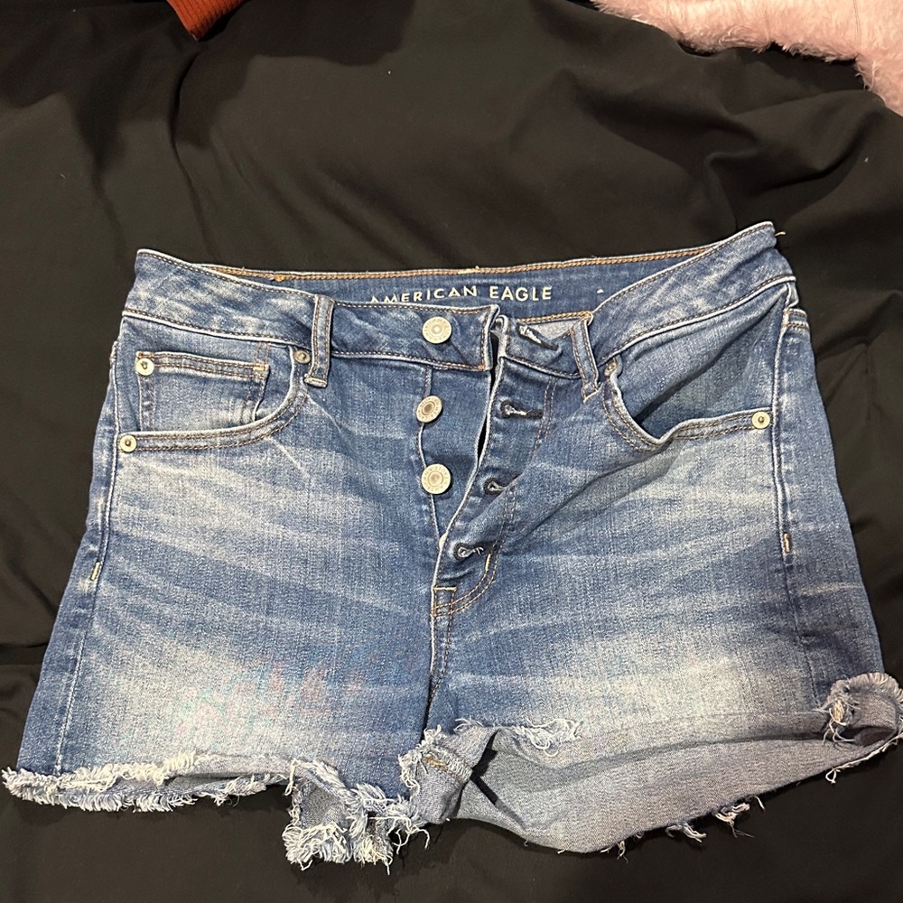 American Eagle Outfitters Light Blue Jean Shorts